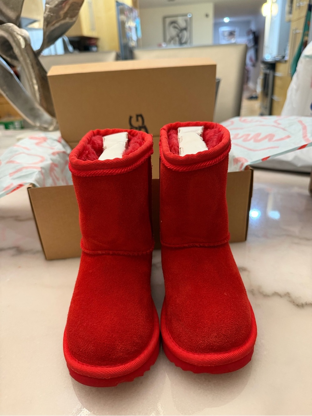 Box with UGG label